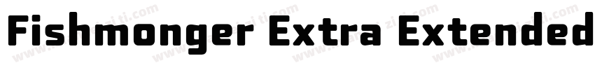 Fishmonger Extra Extended Bold字体转换